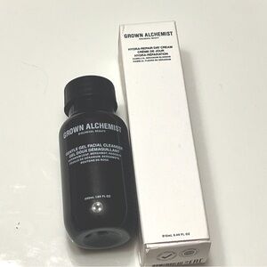 Grown Alchemist bundle Hydra-Repair day cream Gentle Gel facial cleanser set NEW